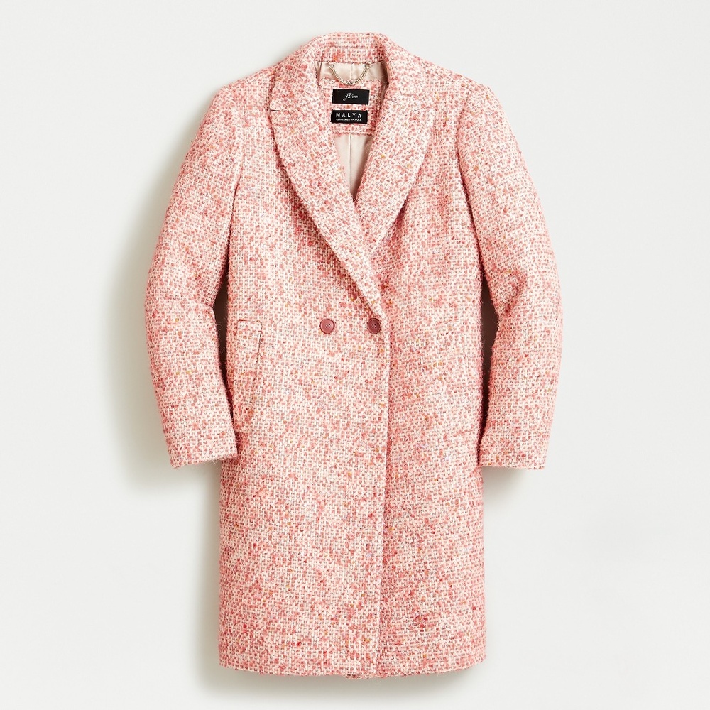 J. Crew Daphne Topcoat in Italian Tweed